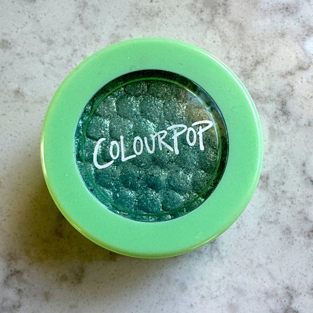 ColourPop Shimmering Mint Eyeshadow